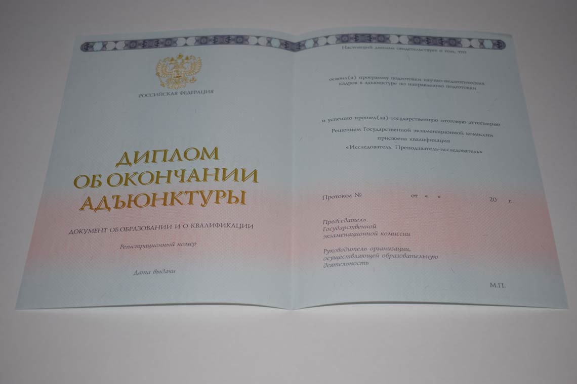 Диплом Адъюнктуры 2014-2025 в Орске